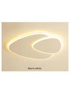 Modern Minimalist – White Acrylic Flush Mount Ceiling Light Fixture