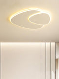 Modern Minimalist – White Acrylic Flush Mount Ceiling Light Fixture