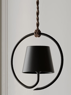 Modern Rechargeable LED Pendant Light – Aluminum and Polycarbonate Design