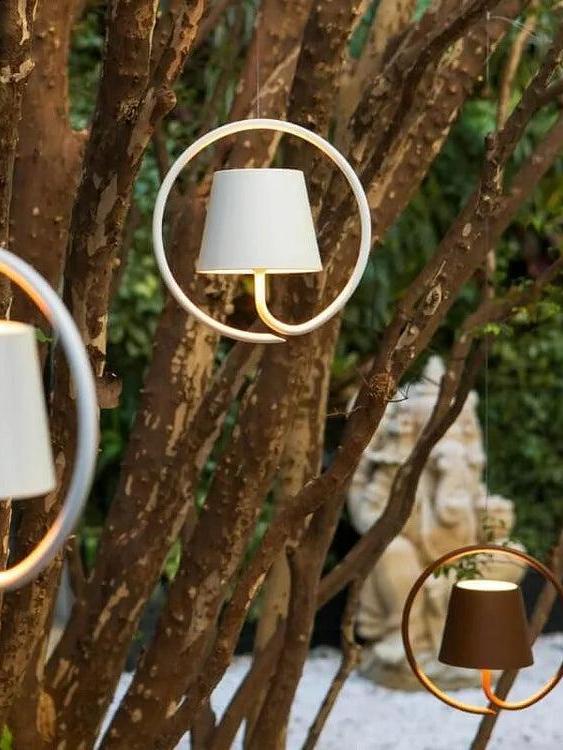 Modern Rechargeable LED Pendant Light – Aluminum and Polycarbonate Design