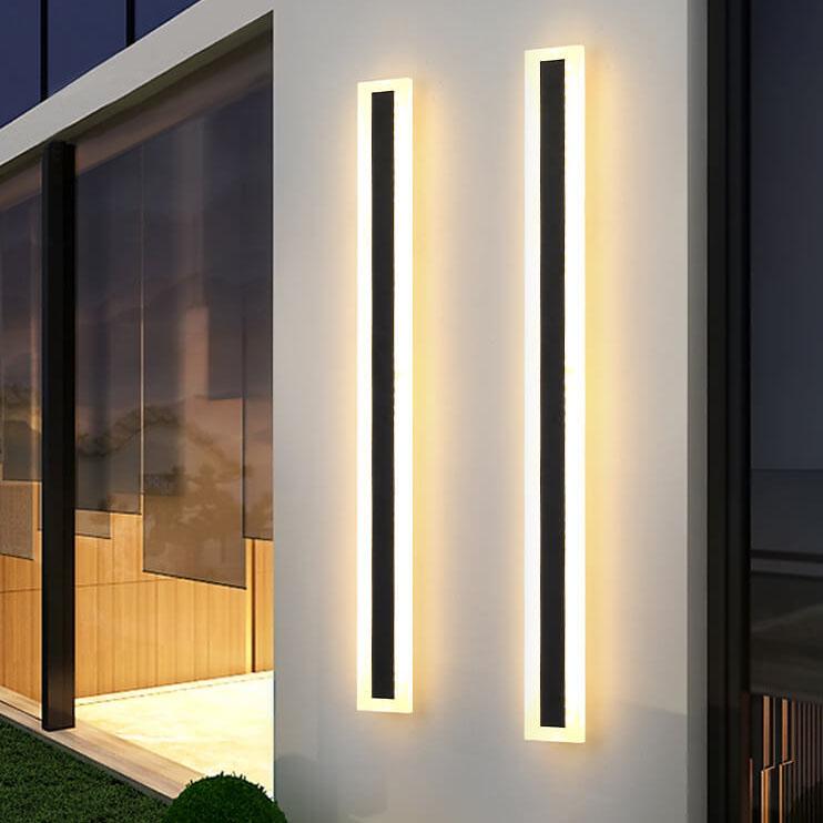 Modern Acrylic Outdoor Wall Light – Aluminum & Iron Finish 3