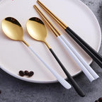 Modern Korean Design – Mirror Finish Stainless Steel Chopsticks 4