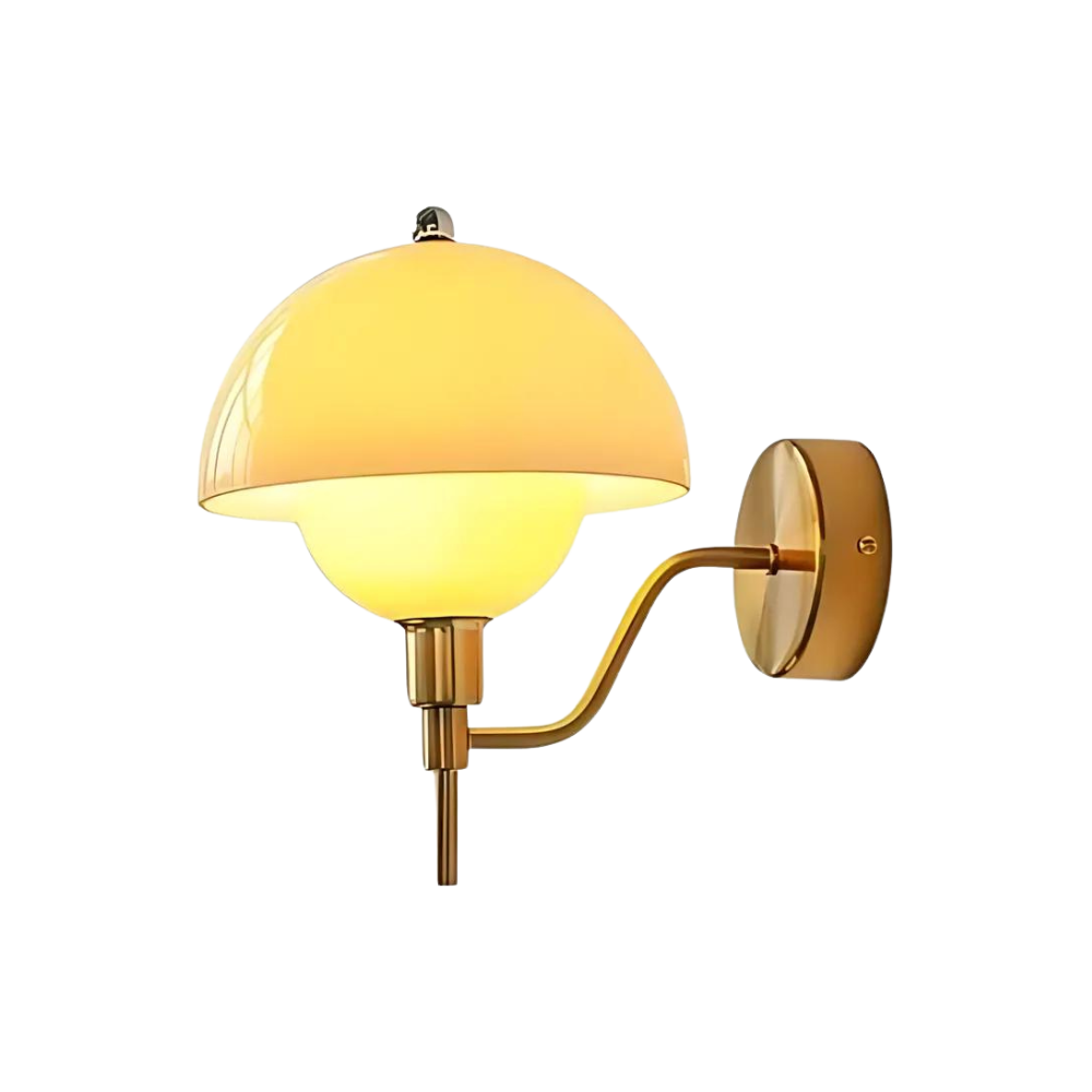 Modern Mushroom Design – Matte Metal Table Lamp 0