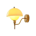 Modern Mushroom Design – Matte Metal Table Lamp 0