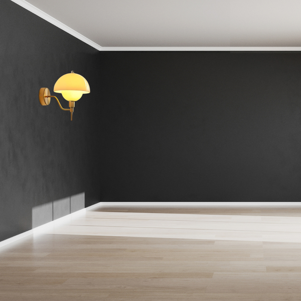 Modern Mushroom Design – Matte Metal Table Lamp 4