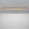 Modern Wood-Effect LED Ceiling Light Fixture – Aluminum & Wood Texture Finish 0