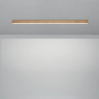 Modern Wood-Effect LED Ceiling Light Fixture – Aluminum & Wood Texture Finish 4