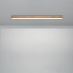 Modern Wood-Effect LED Ceiling Light Fixture – Aluminum & Wood Texture Finish 5