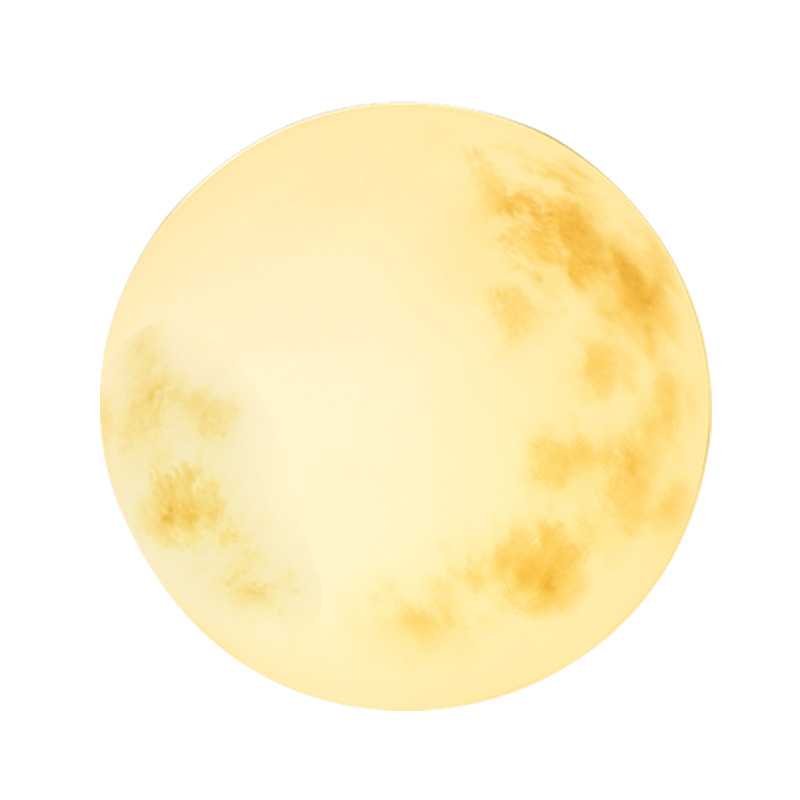 Moon-Shaped – Weather-Resistant PE Plastic Outdoor Light Fixture 4