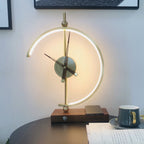 Nagoya – Maple Wood & Metal LED Clock Lamp with Wireless Charging 6