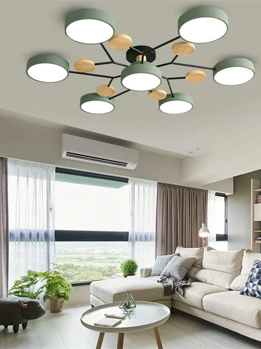 Nordic Branched Disc LED Ceiling Light