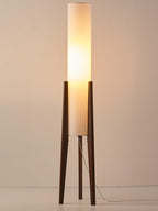 Nordwal Floor Lamp – Walnut & Brass