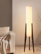 Nordwal Floor Lamp – Walnut & Brass