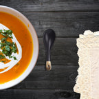 Osiris – Dark Fine Porcelain Dining Set With Gilded Edges 12