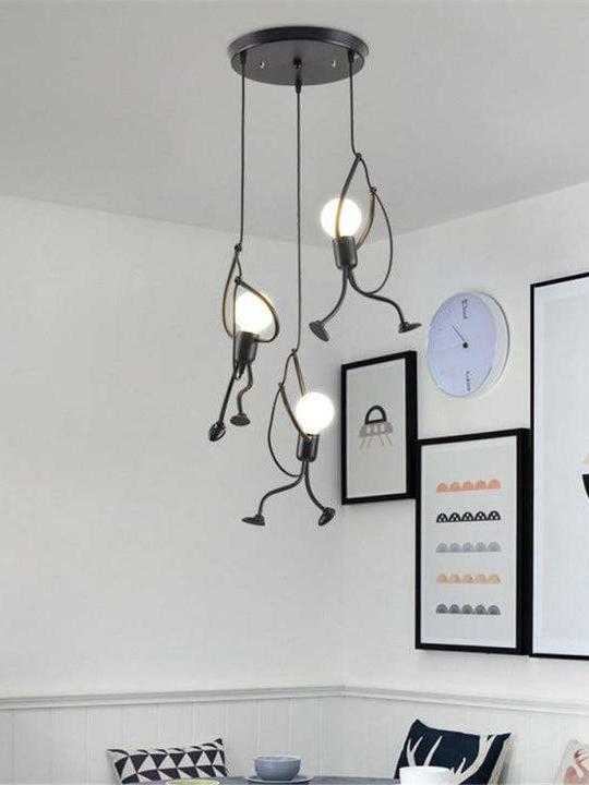 Retro Iron Doll – Iron Pendant Light
