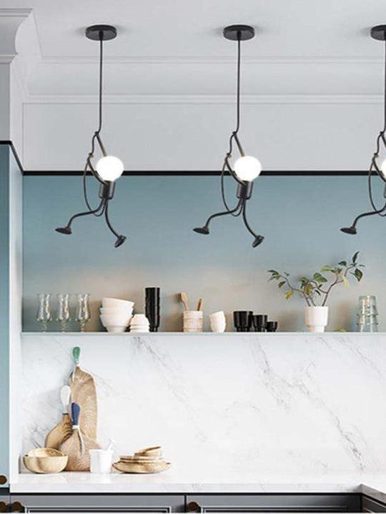 Retro Iron Doll – Iron Pendant Light