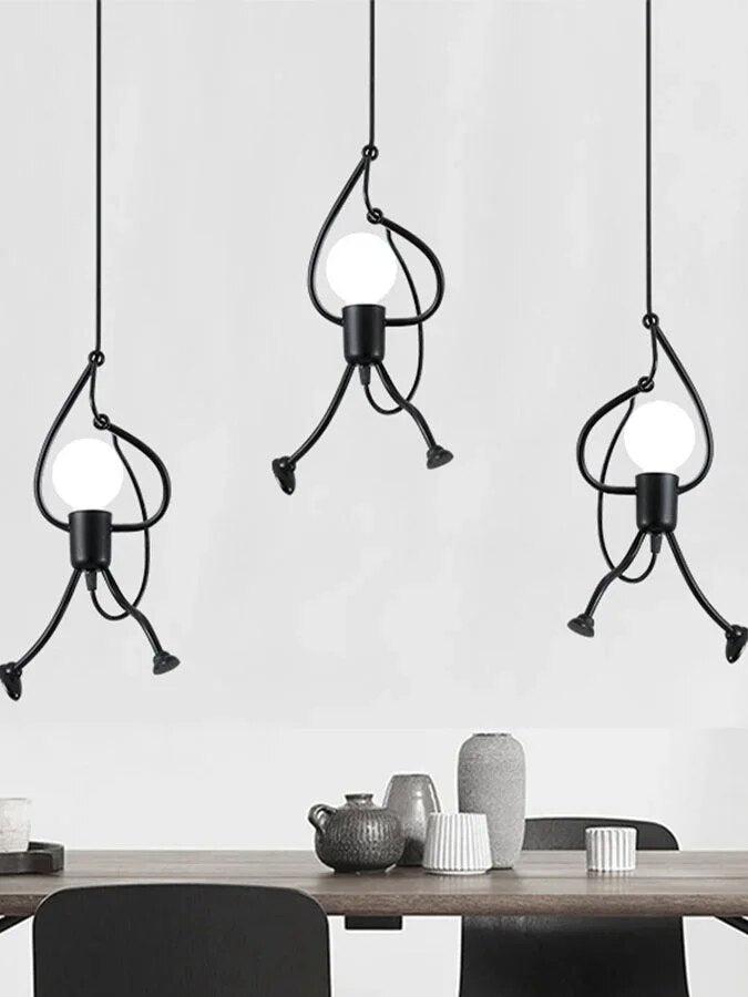Retro Iron Doll – Iron Pendant Light