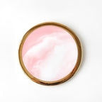 Rose Design – Elegant Ceramic Coaster Set 6