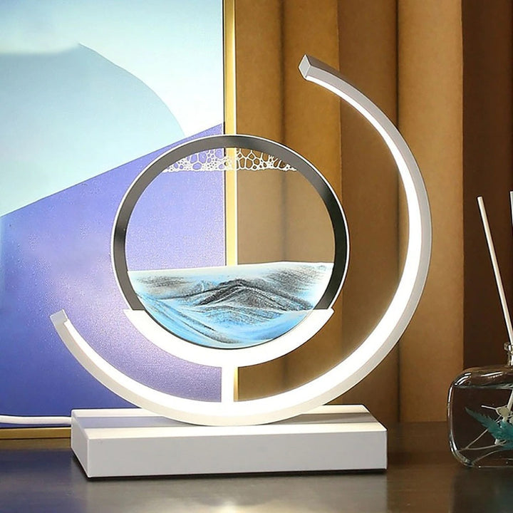 Sandlight™ – Acrylic & Iron 3D Sand Art Table Lamp 4