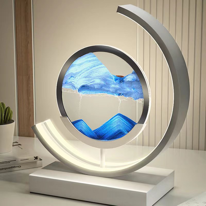 Sandlight™ – Acrylic & Iron 3D Sand Art Table Lamp 5