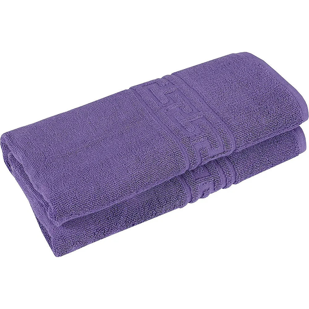 Soft and Premium Egyptian Cotton Towels - 600 GSM Purple, Set of 8 4
