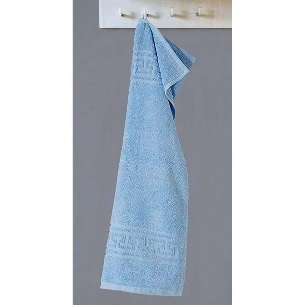 Soft and Premium Egyptian Cotton Towels - 700 GSM Sky Blue, Set of 8 4