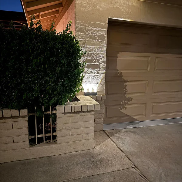 Solar Outdoor Up Down Lights – Black Aluminum Solar Garden Fixtures 6