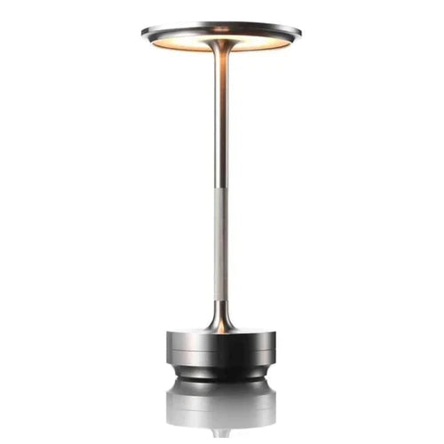 Stellarglo – Stainless Steel & Brass Cordless Table Lamp 7