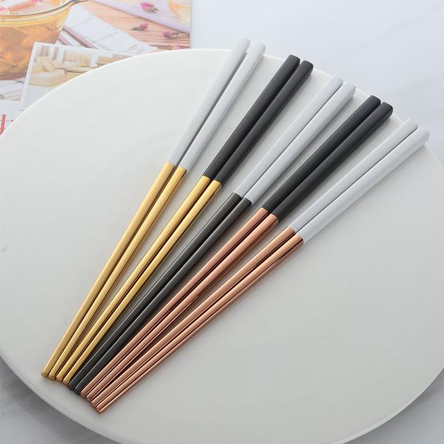 Tokyo – Mirror-Finished Stainless Steel Chopsticks 1