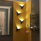 Triangular Glow – Modern LED Outdoor Wall Lamp 2