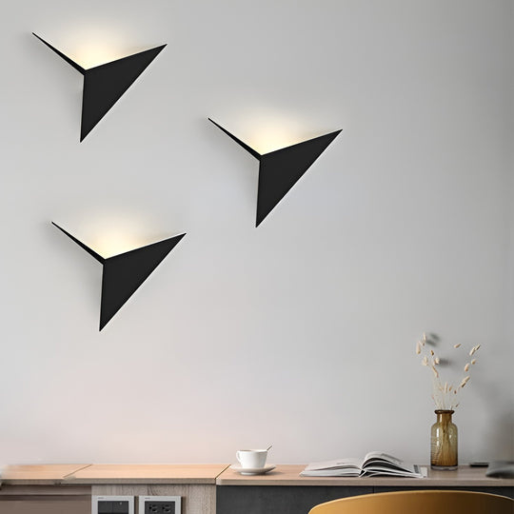 Triangular Glow – Modern LED Outdoor Wall Lamp 4
