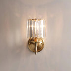 Vintage Elegance – Brass & Crystal Wall Sconce Lighting 5