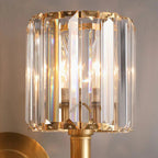 Vintage Elegance – Brass & Crystal Wall Sconce Lighting 6