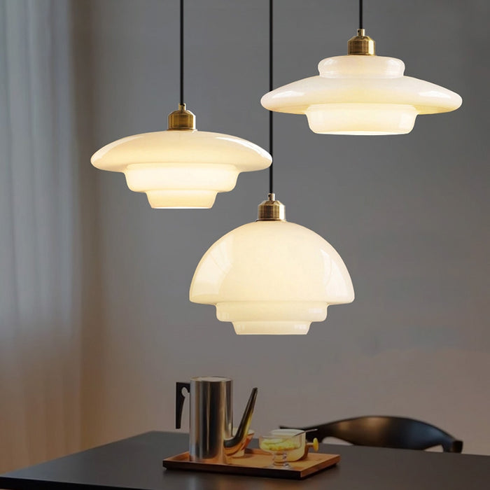 Milano Frosted Glass Pendant Light